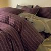 Cama de Fio Duplo Conjunto de Quatro Peças 100 Algodão Algodão Jacquard Rosa Colcha Capa Lençol Lençol Luz Luxo Simples Roupa de Cama Fit 4