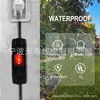 Cable de Extensión Estándar Americano con Enchufe de Interruptor/Interruptor Impermeable 308 Sin Inserción ni Extracción Sin Interruptor de Encendido Integrado