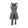 Chica Caliente Atrevida Usa Mono de Dos Piezas con Correa en la Cintura para Mujer en Verano Estilo Pura Pasión Mono Exterior Shorts