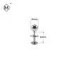 Meishier Acero Inoxidable Rosca Externa Labio Uña de Bola Cabeza de Hueso de Oreja Punta de Diablo Rosca Externa Perforación Uña Joyería Fábrica Al Por Mayor