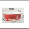 Cajas Rectangulares Desechables de Papel Kraft para Comida Rápida, Cajas Espesadas para Llevar Almuerzo, Cajas para Empacar Picnic, Venta al por Mayor Comercial