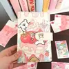 A5 Suprimentos Escolares de Anime Linha de Sorvete Cachorro Caderno de Folhas Soltas Couro PU Caderno de Contas Fofo para Anotações
