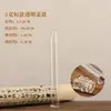 Atacado de Fábrica Tubo de Incenso Acrílico Tubo de Plástico Transparente Tubo de Incenso de Agarwood Tubo de Armazenamento de Incenso Tubo de Incenso de Sândalo PVC Pacote de Teste