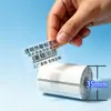 Etiquetas Adhesivas Térmicas Transparentes para Productos Agrícolas, Cosméticos y Etiquetas de Té, Resistentes a Rayones, Resistentes al Desgarro, Papel Adhesivo Fuerte