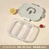 Lancheira Personalizada, Lancheira Portátil para Estudante, Pode ser Colocada no Micro-ondas, Lancheira Quantitativa para Redução de Gordura, Compartimento Crocante para Frutas