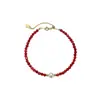 Pulsera de Ágata y Perla de Zhuji Pulsera del Año Zodiacal Zircón Rojo de Alta Gama Más Fácil de Combinar Cuentas de Transferencia Pulsera de Paz