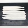 Venta al por mayor de fábrica lija para uñas lima de uñas barra de lijado de viruta de madera lima de uñas de doble cara resistente al desgaste en forma de cuchillo