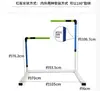 Rack de vallas para competición de atletismo, disco marcador de entrenamiento para estudiantes de primaria y secundaria