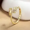 Anillo Abierto Cola de Dragón con un Toque de Lujo, Anillo del Zodiaco, Moda Dinámica para Mujer, Joyería Retro Estilo Chino Venta al por Mayor Personalización