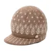 Nueva colección de invierno: Gorros tejidos forrados de polar, cálidos, diseñados para proteger los oídos y mantener el calor, para mujeres de mediana edad y mayores