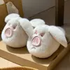 Chinelos de Algodão Taiyi Zhenren Porquinho Feminino Inverno Novo Estilo Com Pelúcia Quente Chinelos Internos para Casa Chinelos Fofos de Pelo
