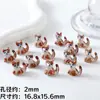Animales de Cerámica Pintados a Mano Gatitos y Cachorros Cuentas Sueltas Hecho a Mano Pulsera DIY Collar Correa de Reloj Accesorios de Joyería Material Cuentas