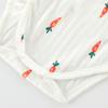 Pelele de bebé de verano fino de algodón puro, mono triangular de manga corta con hassel, ropa de escalada para recién nacidos, pijamas de verano