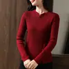 Suéter de Lã Tricotado de Alta Qualidade Outono/Inverno 2026 Novo Estilo Chinês com Botões e Gola Alta para Mulheres, Suéter Básico Retrô de Caimento Justo