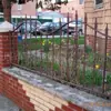 Grades de proteção para gramado de pátio de villa em ferro forjado estilo europeu, artesanato em metal, cerca protetora de beira de estrada, cerca de isolamento de flores em ferro forjado