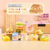Tienda de Comida para Gatos Caja Sorpresa Tema Comida para Gatos Figura Versión Q Decoración para Coche y Escritorio Regalo Creativo