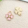 1 Pieza de Flor de Rosa Uva Sandía DIY Aleación Fruta Linda Esmalte Accesorio para el Cabello Llavero Colgante