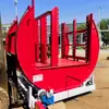 Máquina de viragem automática de 180 graus, máquina de viragem hidráulica de chapa de pilha inteira, mesa com roletes, máquina de viragem com descarga automática