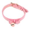 Collar Rosa de Cuero Orissi Juguete Sexual Pequeño Anillo de Cuello con Cascabel Juguete Sexual para Pareja Fábrica de Suministro Transfronterizo Directo