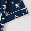Fabricante de Conjunto de Pijama Cardigan Preto de Seda Leite Transfronteiriço Europeu e Americano para Mulheres, Shorts de Manga Curta, Roupa de Casa Casual Respirável