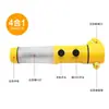 Martillo de Seguridad para Coche Rompeventanas Emergencia de Coche Linterna Cuatro en Uno con Luz de Flash de Advertencia Martillo Multifuncional para Salvar Vidas