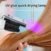 Luz UV para Aplicação de Extensão de Cabelo Lâmpada de Luz Roxa LED para Secagem de Cola de Cílios Lâmpada Portátil de Beleza