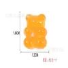 Flor de Sapato de Resina Urso Luminoso Fivela de Sapato Acessórios para Sapato Crocs DIY Fivela Decorativa Removível de Alta Qualidade Atacado Transfronteiriço