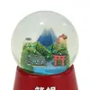 Bola de Cristal Personalizada Cenário Japonês Enfeites Transfronteiriços Bola de Floco de Neve Artesanato em Resina Produtos Domésticos Mais Vendidos na Amazon