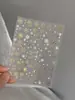 Pegatinas para Uñas con Estampado en Caliente Plateadas de Copo de Nieve Coloridas Flash con Adhesivo Calcomanías para Uñas Accesorios de la Serie Navideña Venta al por Mayor