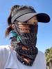 Manguitos de Hielo para Hombre Manguitos de Protección Solar para Mujer Verano Anti-UV Sueltos Delgados de Seda de Hielo Set de Máscara para Conducir y Ciclismo