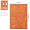 Cuaderno de Piel de Oveja A5 con Logo Personalizado, Bloc de Notas Sencillo, Libro de Registro de Reuniones de Oficina para Negocios, Cuaderno de Piel Suave de PU