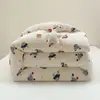 Gorro de tricô de algodão Classe A, espessado para o inverno, quente, com estrela de veludo, acolchoado, para as quatro estações, à prova de frio, macio e sedoso, enchimento para primavera e outono