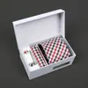 Nueva Caja de Regalo para Corbata de Hombre Transfronteriza con Bordado Jacquard, Stock Listo de Fábrica al por Mayor, Personalización de Logo, Empaque de Caja de Regalo de Alta Gama