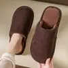 Pantuflas de algodón pantuflas de felpa para mujer primavera otoño invierno uso en casa doméstico interior antideslizantes pareja cálido hombre al por mayor