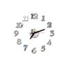 Suministro Transfronterizo de Reloj de Pared Acrílico DIY Acrílico 3D Espejo Reloj de Pared Adhesivo de Pared Decoración Creativa de Reloj de Pared Digital Completo