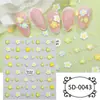 Oferta Especial Transfronteriza Zhengxiang Decoraciones para Uñas Frutales DIY Pegatinas para Uñas con Relieve 5D Pegatinas Personalizadas para Uñas Pegatinas Pequeñas INS