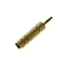 Adaptador de 6,35 para 3,5 Cabo Adaptador de Conexão de Áudio Grande para Pequeno para Grande Soquete de Jack de Guitarra 1 Conector