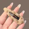 Pinza para el Cabello Melaleuca Otoño e Invierno para Mujer Lazo Estampado Leopardo Exquisita Pinza BB Accesorios para el Cabello Nuevo Estilo 2026 Pinza de Pato de Punto Versátil