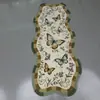Alfombra de piso de cocina de algodón fino, alfombra de dormitorio, alfombra larga de tira, alfombra suave, alfombra impresa para mesita de noche, decoración del hogar XT