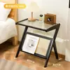 Mesita de Noche Simple Madera Maciza Pequeño Gabinete Almacenamiento Lujo Ligero Dormitorio Mesita de Noche Simple Estilo Nórdico Europeo Moderno Mini