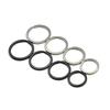 Acessórios de chaveiro de anel plano feito à mão masculino Anel de aço da cintura Chaveiro de carro Chaveiro de alta qualidade de 32 mm