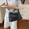 Mochila Bolsa de Ombro Cruzada Grande Capacidade Estilo Preguiçoso Xadrez Estilo Coreano para Mulheres 2026 Moda Coreana Tendência Bolsa Tote Minimalista