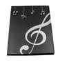 Carpeta de partituras Libro de datos Libro de partituras con inserto de 40 páginas Tamaño de papel A4 Serie de música de notas altas Libro de partituras