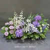 Novo Arranjo Grande de Chão para Casamento Banquete de Noivado Flor Artificial de Seda Acabado Arranjo Floral Decorativo Corredor Arte Floral para Casamento