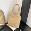 Bolsas de Palha Tendência para Mulheres 2026 Nova Moda Bolsa Tote Retrô Elegante Versátil Grande Capacidade Bolsa de Ombro