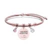 Pulsera Europea y Americana Transfronteriza de Acero Inoxidable Pulsera Hueso de Serpiente Día del Maestro Manzana de Diamante Conmemorativa Regalo Festivo Pulsera Grabada