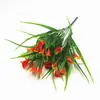Vasos Mini para Plantas Verdes, Cercas Divisórias, Decorações de Paisagismo, Flores Artificiais, Arranjos de Flores, Samambaias, Folhas de Eucalipto, Grama Plástica