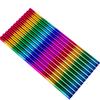 Lápiz Arcoíris Lápiz de Color de Cuatro Colores Lápiz Colorido Pintado a Mano Cuerpo de Lápiz Protección Ambiental para Niños Alumnos Premio Divertido Lápiz Multicolor