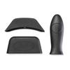 Silicone calor isolado Pot Handle Cover canto apontado Tampa arredondada da orelha do pote Raspador de panela integrado Silicone Pot Handle Cover