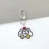 Transfronteiriço Novo Desenho Animado 2D Fofo Simples Desenho Chaveiro de Acrílico Bolsa de Casal Decoração de Celular